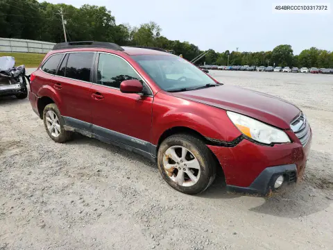2013 Subaru Outback 2.5I Premium VIN 4S4BRCCC1D3317372 фото 4