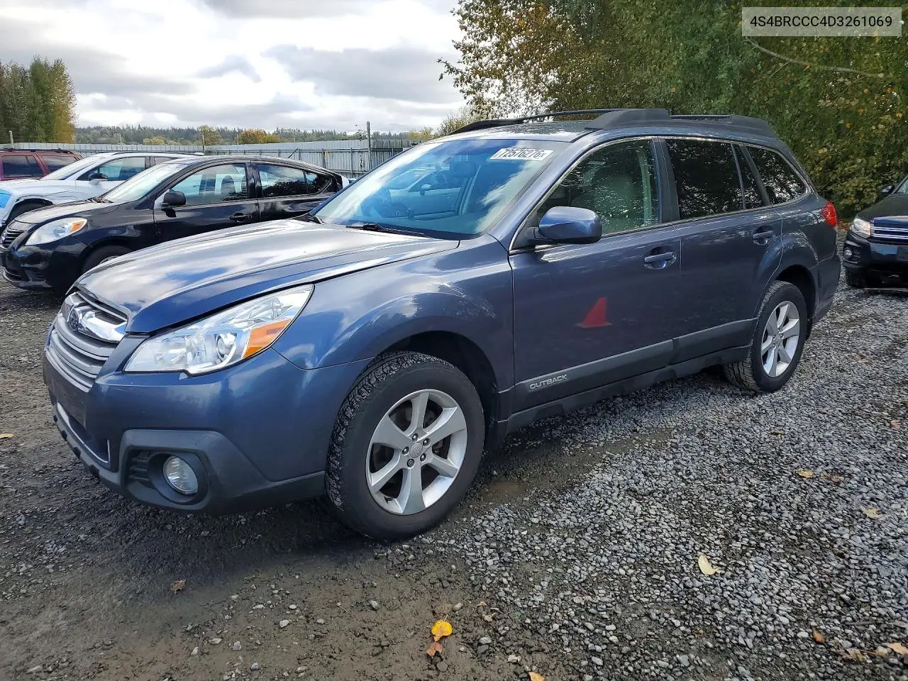 2013 Subaru Outback 2.5I Premium VIN 4S4BRCCC4D3261069 фото 1