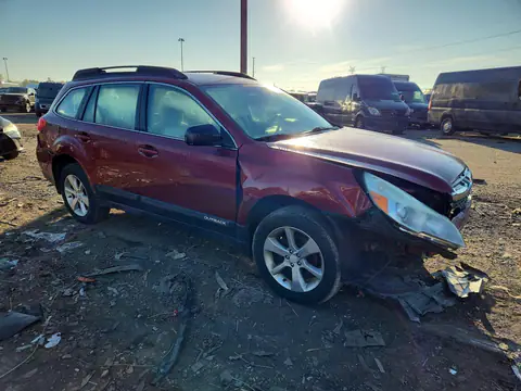 4S4BRCAC9E3326678 — 2014 Subaru Outback, photo 4 from Copart, Front end