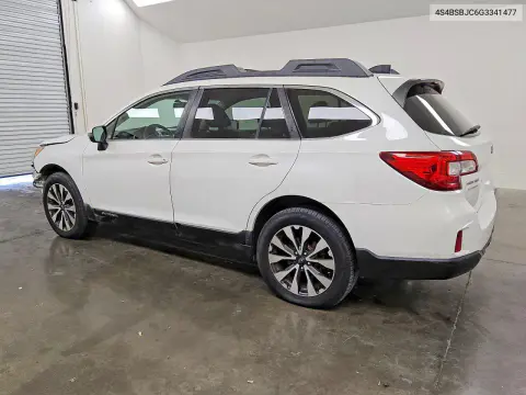 2016 Subaru Outback 2.5I Limited VIN 4S4BSBJC6G3341477 фото 2