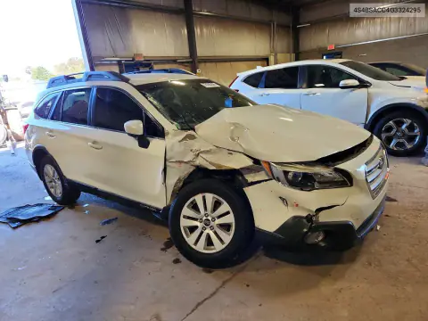 2016 Subaru Outback 2.5I Premium VIN 4S4BSACC4G3324295 фото 4