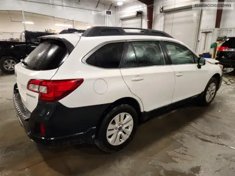 2016 Subaru Outback 2.5I Premium VIN 4S4BSBCC0G3283993 фото 3