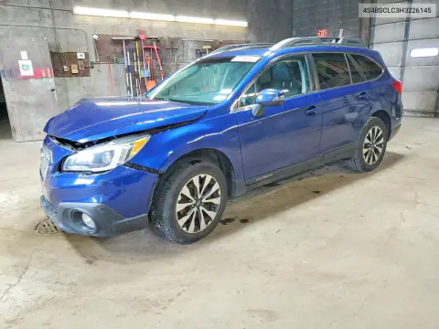 4S4BSCLC3H3226145 — 2017 Subaru Outback, Пожар двигателя, фото до ремонта