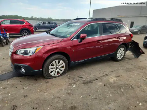 4S4BSAHC4H3330320 — 2017 Subaru Outback, Задня частина, фото до ремонту