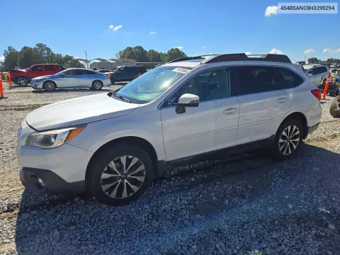 4S4BSANC8H3290294 — 2017 Subaru Outback, Front end, before-repair photos