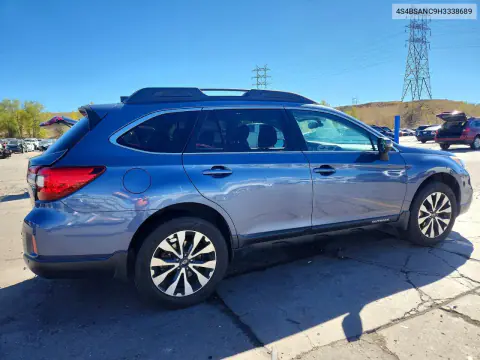 2017 Subaru Outback 2.5I Limited VIN 4S4BSANC9H3338689 фото 3