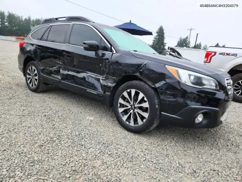 4S4BSANC4H3204379 — 2017 Subaru Outback, photo 4 from Copart, Side