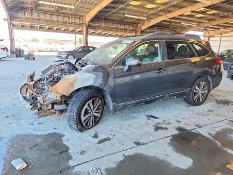 4S4BSAKC2J3213432 — 2018 Subaru Outback, Engine fire (Burn - Engine), before-repair photos