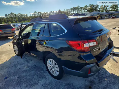 2018 Subaru Outback 2.5I Premium VIN 4S4BSACC2J3303517 фото 2