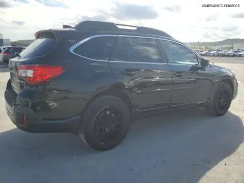 4S4BSANC7J3368005 — 2018 Subaru Outback, фото 3 с аукциона Copart 23.10.2026, Мелкие вмятины и царапины