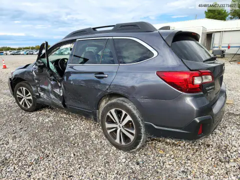 4S4BSANC7J3273427 — 2018 Subaru Outback, ფოტო 2, Copart, გვერდითი ნაწილი