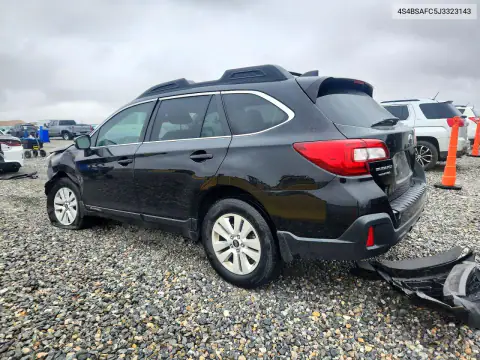 4S4BSAFC5J3323143 — 2018 Subaru Outback, ფოტო 2, Copart, წინა ნაწილი