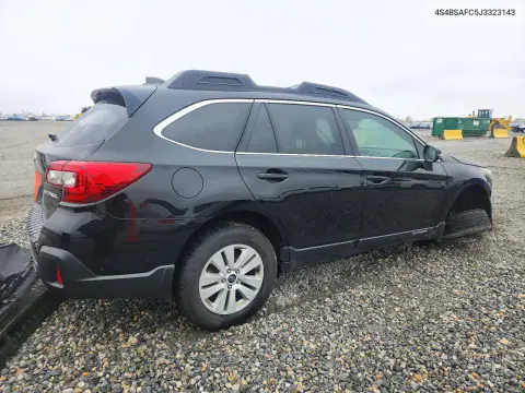 4S4BSAFC5J3323143 — 2018 Subaru Outback, ფოტო 3, Copart, წინა ნაწილი