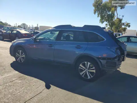 4S4BSANC2J3264747 — 2018 Subaru Outback, ფოტო 2, Copart, უკანა ნაწილი