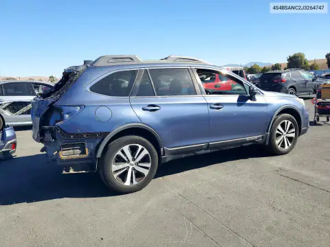 4S4BSANC2J3264747 — 2018 Subaru Outback, ფოტო 3, Copart, უკანა ნაწილი