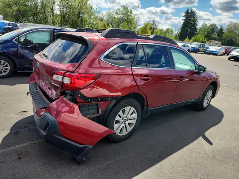 4S4BSAHC9K3212626 — 2019 Subaru Outback, photo 3 from Copart 19.10.2026, Rear end
