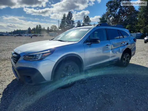 4S4BTGKD1L3143899 — 2020 Subaru Outback, Side, before-repair photos