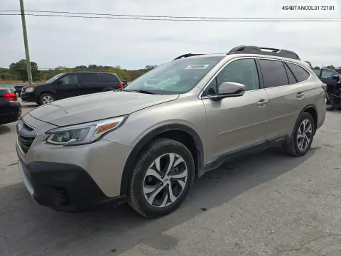 2020 Subaru Outback Limited VIN 4S4BTANC0L3172181 фото 1