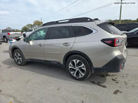 2020 Subaru Outback Limited VIN 4S4BTANC0L3172181 фото 2