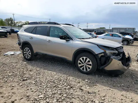 2020 Subaru Outback Premium VIN 4S4BTAEC5L3128399 фото 4