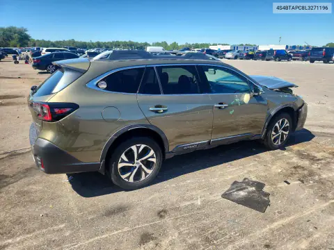 4S4BTAPC8L3271196 — 2020 Subaru Outback, фото 3 с аукциона Copart, ПЕРЕДНЯЯ ЧАСТЬ