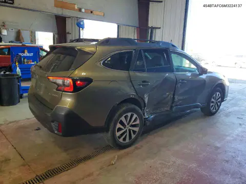 2021 Subaru Outback Premium VIN 4S4BTAFC6M3224137 фото 3
