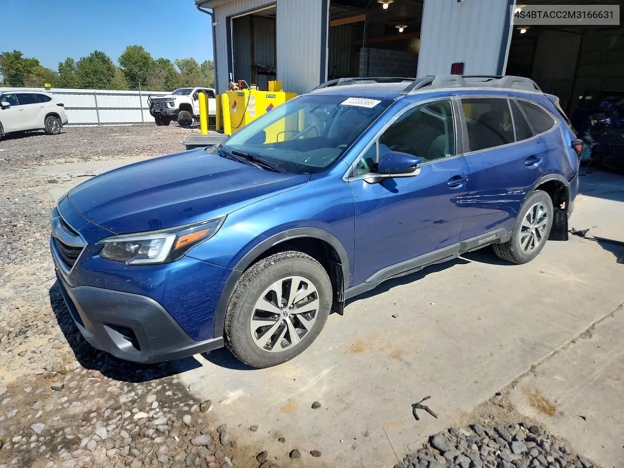 2021 Subaru Outback Premium VIN 4S4BTACC2M3166631 фото 1