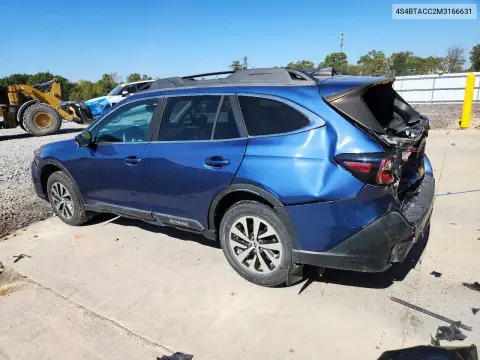 2021 Subaru Outback Premium VIN 4S4BTACC2M3166631 фото 2