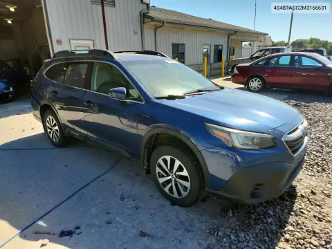 2021 Subaru Outback Premium VIN 4S4BTACC2M3166631 фото 4