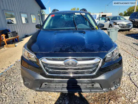 4S4BTAAC6M3170927 — 2021 Subaru Outback, Передня частина, фото до ремонту