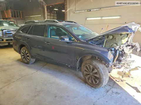 2023 Subaru Outback Limited VIN 4S4BTANC4P3150741 фото 4