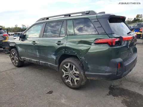 JF2BURJD1TY451576 — 2026 Subaru Outback, zdjęcie 2 z Copart, Przód