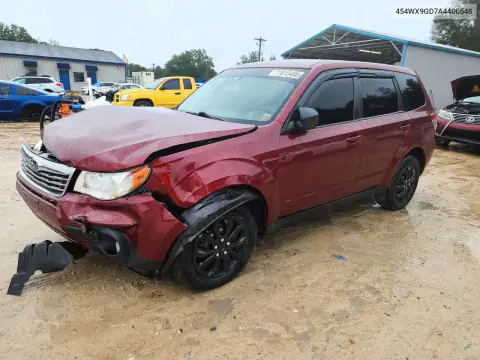 2009 Subaru Forrester VIN 454WX9GD7A4400548 фото 1