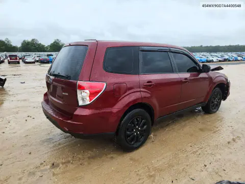 2009 Subaru Forrester VIN 454WX9GD7A4400548 фото 3