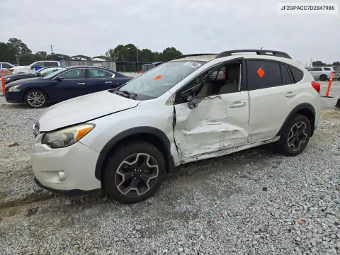 JF2GPACC7D2847986 — 2013 Subaru XV, Боковая часть, фото до ремонта