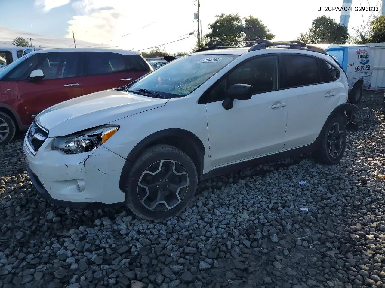 2015 Subaru Xv Crosstrek VIN JF2GPAAC4FG293833 фото 1