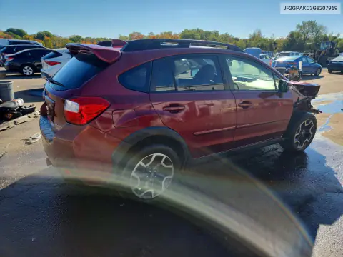 2016 Subaru Crosstrek Limited VIN JF2GPAKC3G8207969 фото 3