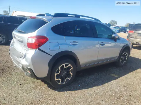 2016 Subaru Crosstrek Limited VIN JF2GPALC8GH318922 фото 3