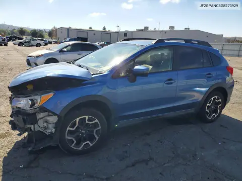 JF2GPANC8G8273929 — 2016 Subaru XV, Передняя часть, фото до ремонта