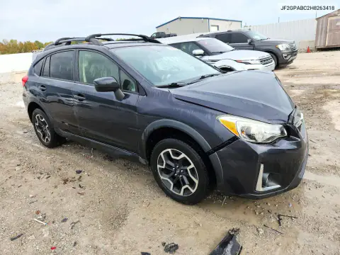 JF2GPABC2H8263418 — 2017 Subaru XV, foto 4 de Copart, Parte delantera