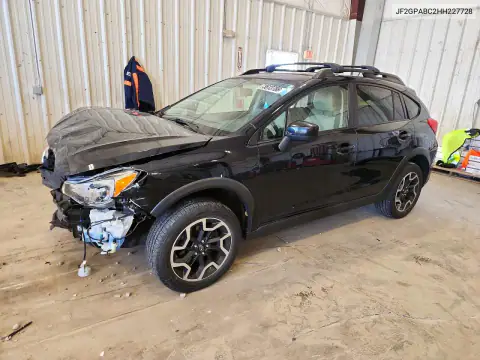 JF2GPABC2HH227728 — 2017 Subaru XV, Daños en los bajos, fotos antes de reparar