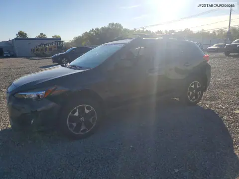 JF2GTABC9J9206046 — 2018 Subaru XV, Передняя часть, фото до ремонта