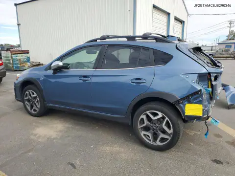 JF2GTAMC8J8290346 — 2018 Subaru XV, ფოტო 2, Copart, უკანა ნაწილი