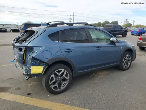 JF2GTAMC8J8290346 — 2018 Subaru XV, ფოტო 3, Copart, უკანა ნაწილი