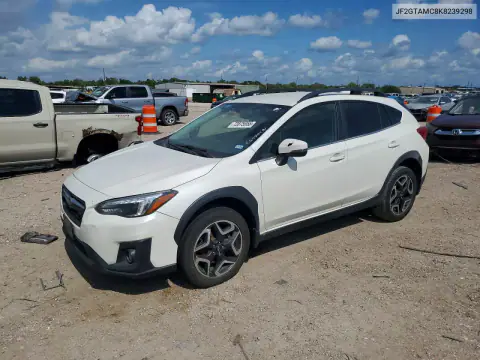JF2GTAMC8K8239298 — 2019 Subaru XV, მცირე ჩაღრმავებები და ნაკაწრები, ფოტოები შეკეთებამდე