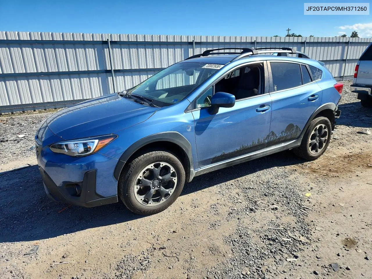 2021 Subaru Crosstrek Premium VIN JF2GTAPC9MH371260 фото 1