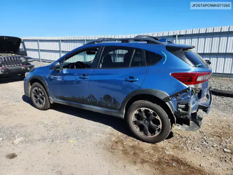 2021 Subaru Crosstrek Premium VIN JF2GTAPC9MH371260 фото 2