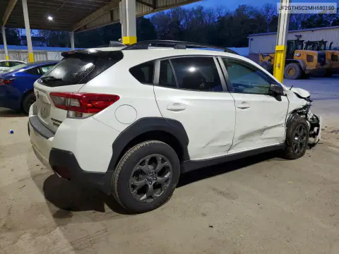 2021 Subaru Crosstrek Sport VIN JF2GTHSC2MH680150 фото 3