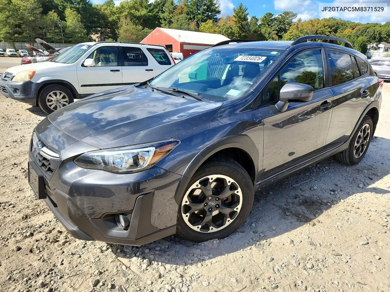 2021 Subaru Crosstrek Premium VIN JF2GTAPC5M8371529 фото 1