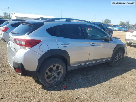 2021 Subaru Crosstrek Sport VIN JF2GTHRC4MH343842 фото 3